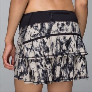 lululemon sz 8 Tall Great Granite Mojave Tan Pace Setter tennis running skirt